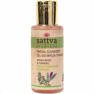 Sattva Ayurveda Żel do mycia twarzy Drzewo Sandałowe & Kurkuma 100 ml