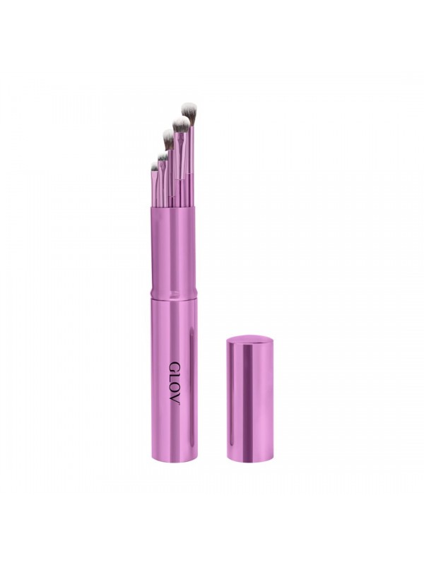 GLOV Makeup Brushes Purple Zestaw Pędzli do makijażu oczu