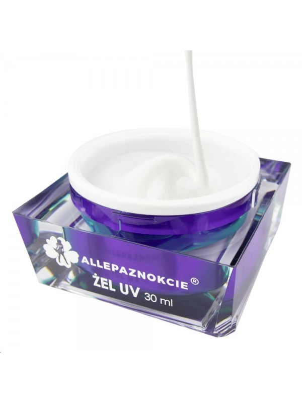 MollyLac Żel do paznokci budujący Jelly Total White 30 ml