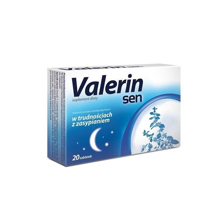 Valerin sen 20 tabletek