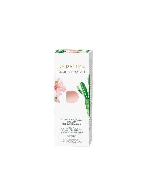 Dermika BLOOMING SKIN Ultranawilżająca Emulsja do twarzy rozświetlająca na dzień 50 ml