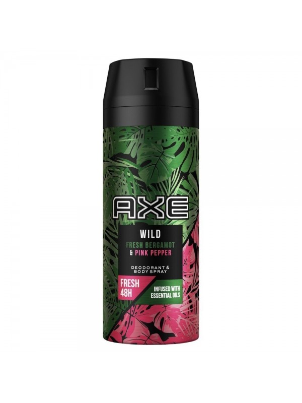 Axe Wild Fresh Bergamot & Pink Pepper dezodorant w aerozolu 150 ml