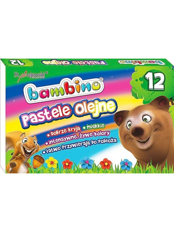 BAMBINO Pastele olejne 12 kolorów