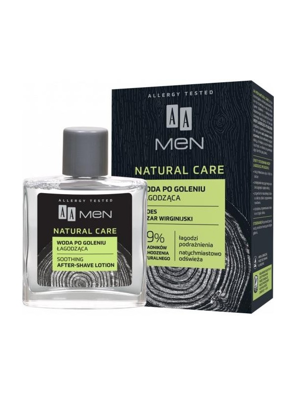 AA Men Natural Care Woda po goleniu łagodząca 100 ml