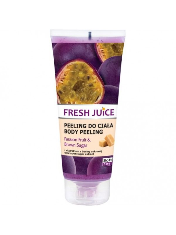 Fresh Juice kremowy Żel peelingujący z ekstraktem Marakui i Trzciny cukrowej 200 ml