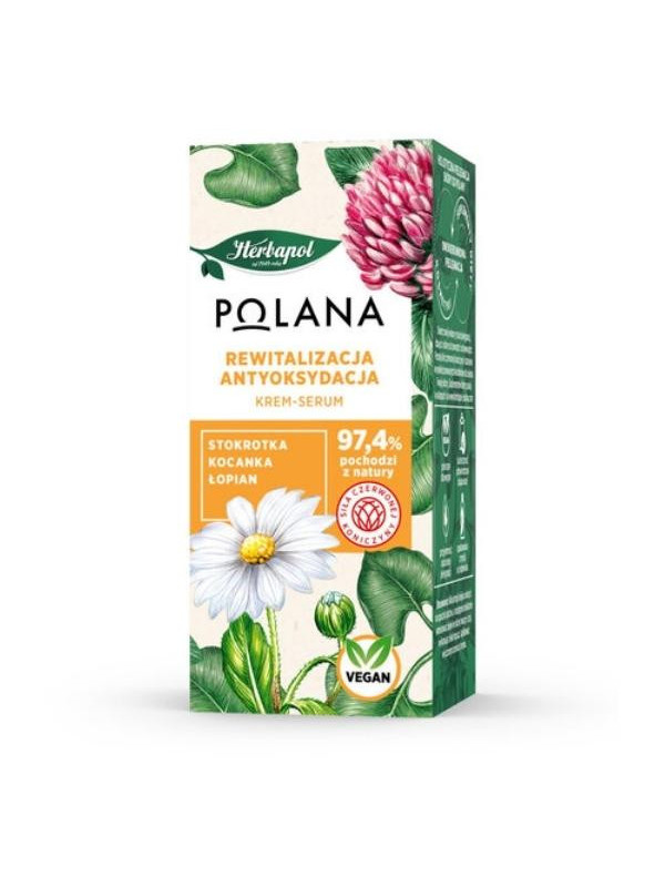 Herbapol Polana Rewitalizacja i Antyoksydacja Krem-Serum do twarzy 30 ml