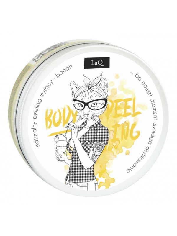 LaQ naturalny Peeling myjący Banan 200 ml