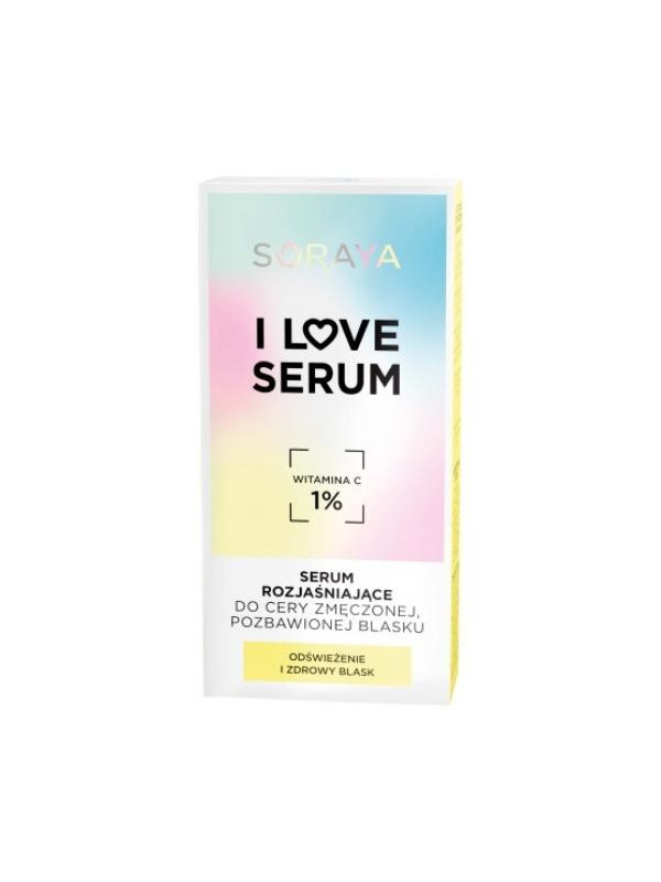 Soraya I LOVE SERUM Serum rozjaśniające do cery zmęczonej , pozbawionej blasku 30 ml