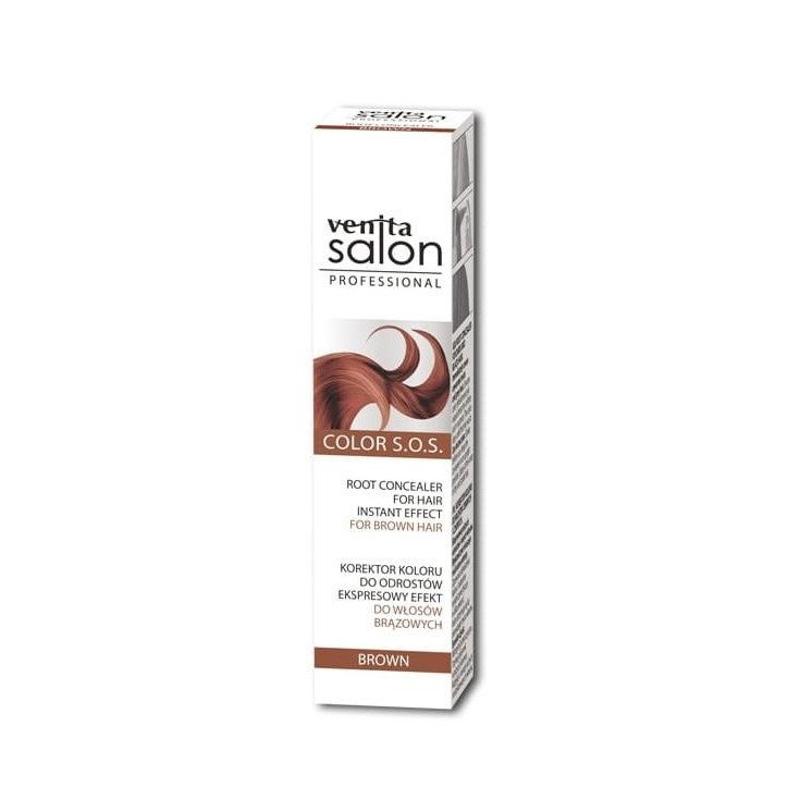 Venita Salon Professional Color S.O.S. Korektor koloru odrostów do włosów Brązowych 75 ml