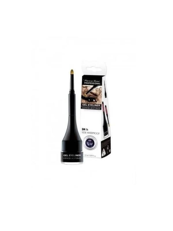 Pierre Rene Professional wodoodporny Eyeliner w żelu /01/ Czarny 2,5 ml