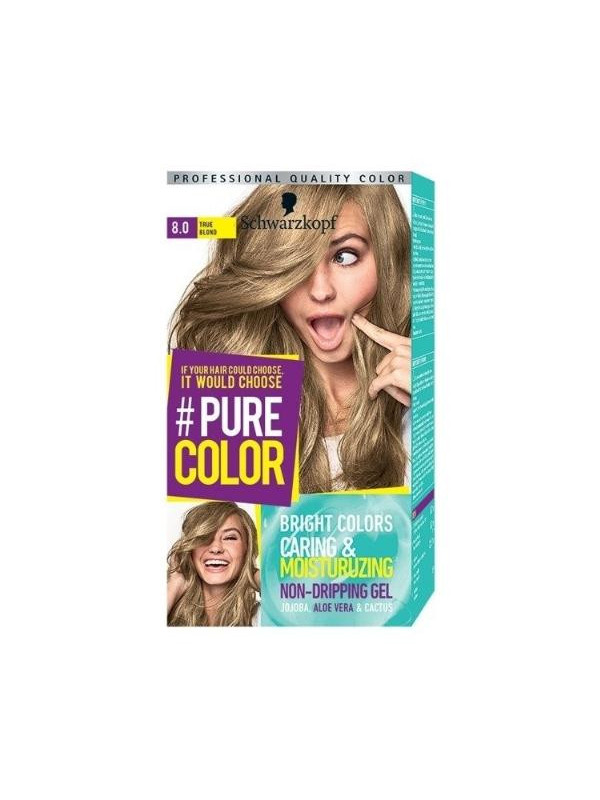 Schwarzkopf  Pure Color Farba do włosów /8.0/ Prawdziwy Blond