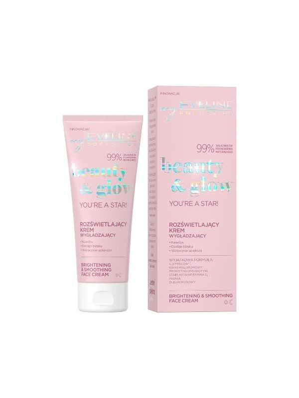 Eveline Beauty & Glow You're a Star! rozświetlający Krem do twarzy wygładzający 50 ml