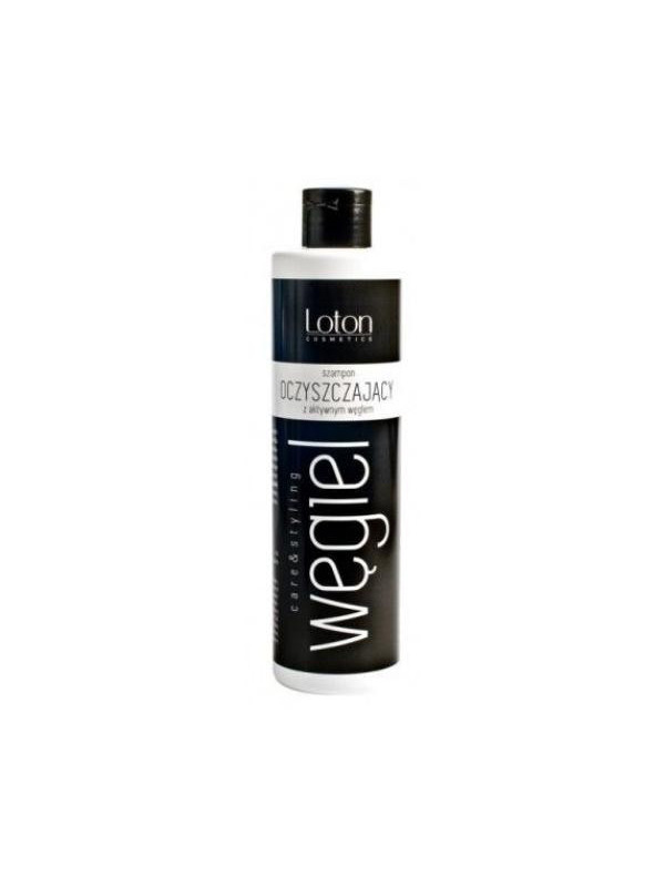 Loton Black Carbon oczyszczający Szampon do włosów z aktywnym węglem 300 ml