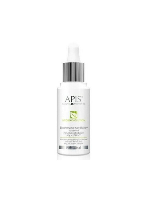 Apis Hydro Evolution ekstremalnie nawilżający Koncentrat do twarzy z gruszką i rabarbatem AQUAXTREME™ 30 ml