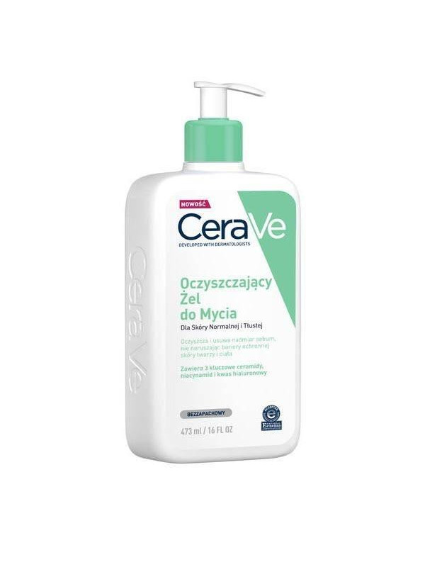 Cerave oczyszczający Żel do mycia skóry normalnej i tłustej 473 ml