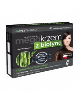 Mega Krzem z biotyną 40...