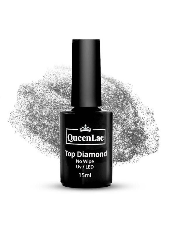 QueenLac Top Diamond No Wipe UV/LED 15 ml