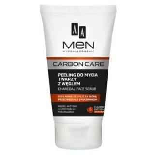 AA Men Carbon Care Peeling do mycia twarzy z węglem