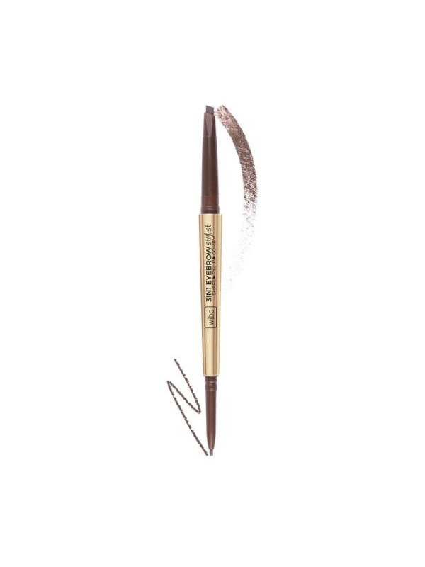 Wibo Kredka do brwi 3 IN 1 EYEBROW STYLIST Soft Brown