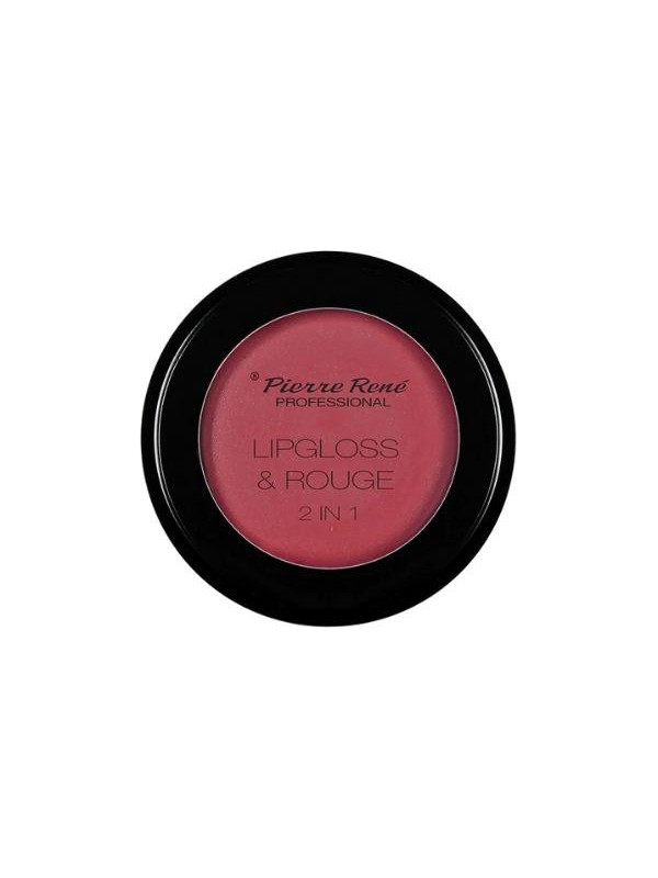 Pierre Rene Professional Lipgloss & Rouge 2in1 Błyszczyk i Róż /05/ Bull Red Rul 7 g