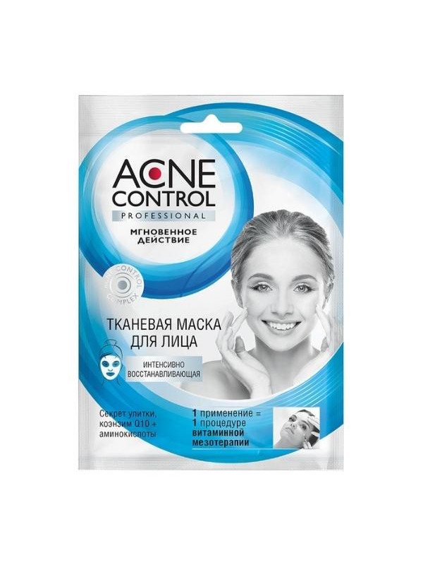 FitoKosmetik Acne Control Maska regenerująca w płacie do twarzy 25 ml