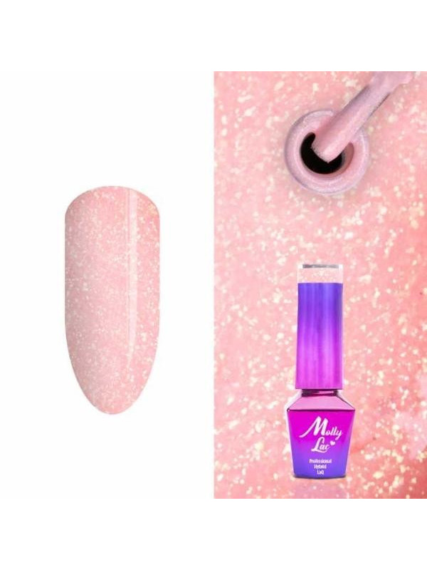 MollyLac /501/ Bling it on! Lakier Hybrydowy Innocent 5 ml