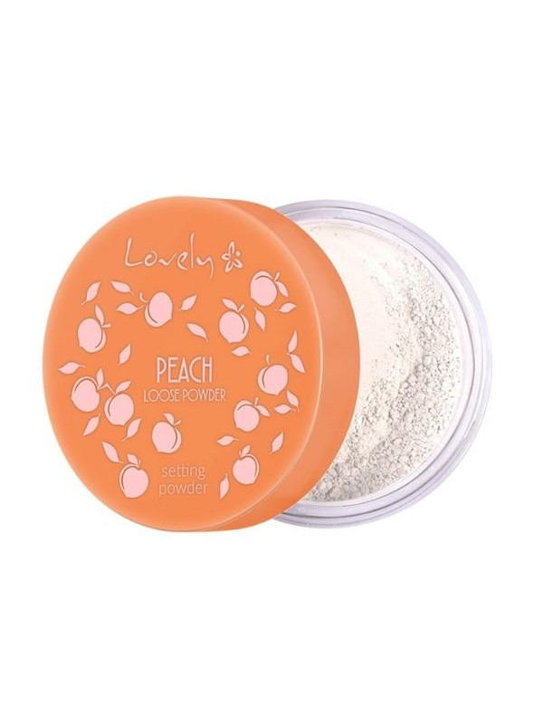 Lovely Peach transparentny Puder do twarzy 9 g