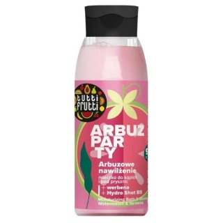 Farmona Tutti Frutti Arbuz Party nawilżające Mleczko do kąpieli i pod prysznic Arbuz i Werbena + Hydro Shot B5 400 ml