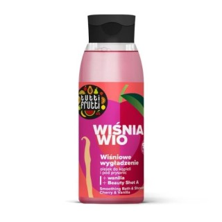 Farmona Tutti Frutti Wiśnia Wio wygładzający Olejek do kąpieli i pod prysznic Wiśnia i Wanilia + Beauty Shot A