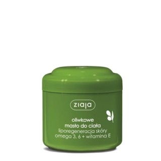 Ziaja Oliwkowe Masło do ciała liporegeneracja skóry Omega 3, 6 + Witamina E 200 ml Ziaja Oliwkowe Masło do ciała liporegeneracja skóry Omega 3, 6 + Witamina E 200 ml
