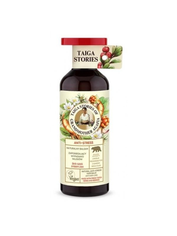 Babuszka Agafia Taiga Stories naturalny Balsam do włosów z Żeń-szeniem syberyjskim 500 ml