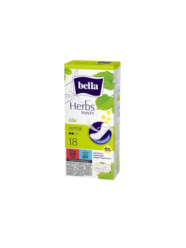 Bella Herbs Wkładki z Kwiatem Lipy Tilia 18 sztuk