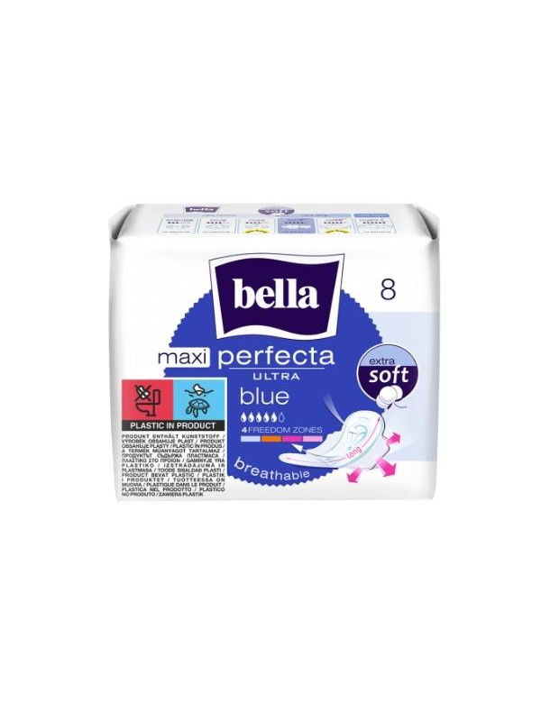 Bella Perfecta Ultra Maxi Blue Podpaski 8 sztuk