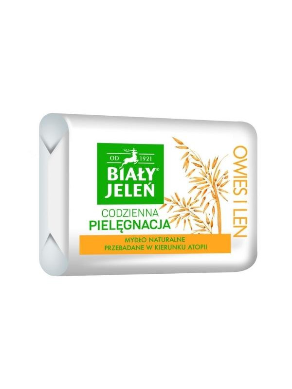 Biały Jeleń Premium Mydło z owsem 100 g