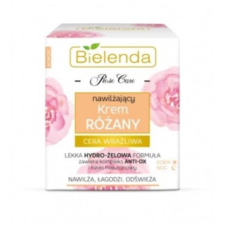 Bielenda Rose Care Krem do twarzy różany nawilżająco–kojący 50 ml