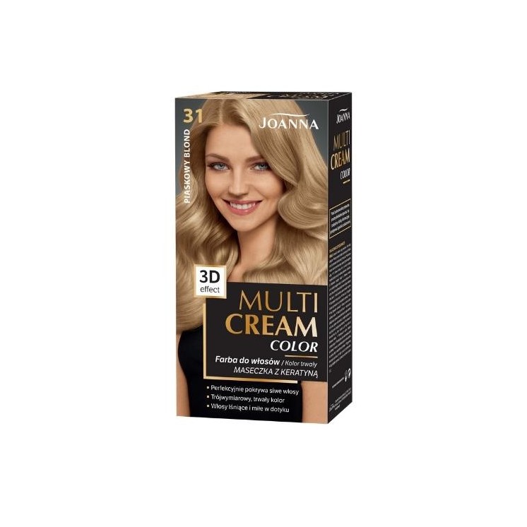 Joanna Multi Cream Color Farba do włosów /31/ Piaskowy blond