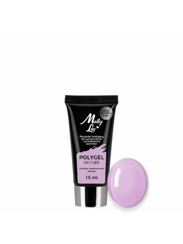 MollyLac Polygel Akrylożel budujący /26/ Wild Orchid 15 ml