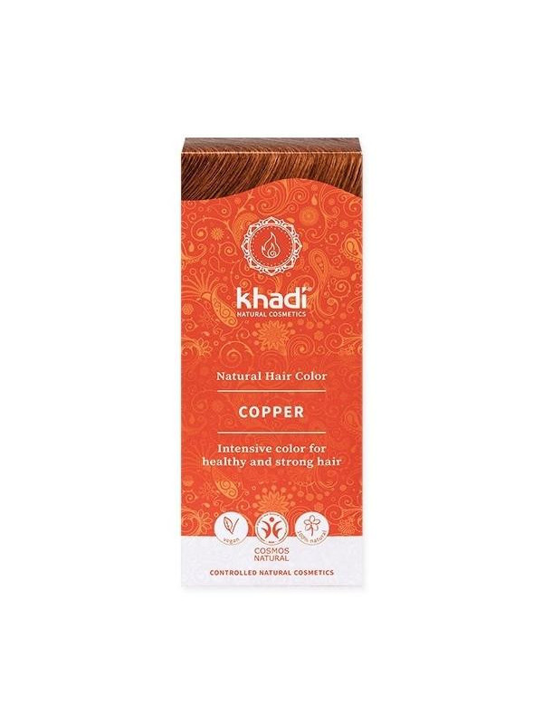 Khadi Natural Hair Colour Henna do włosów Miedziany 100 g