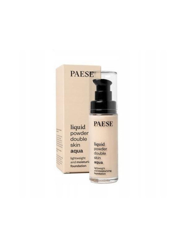 Paese Podkład matujący Liquid Powder Double Skin Aqua 40A Ciemny beż 30 ml