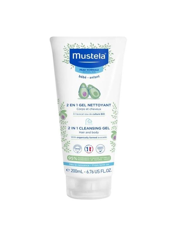 Mustela Bebe Enfant 2w1 Szampon i żel myjący dla dzieci 200 ml