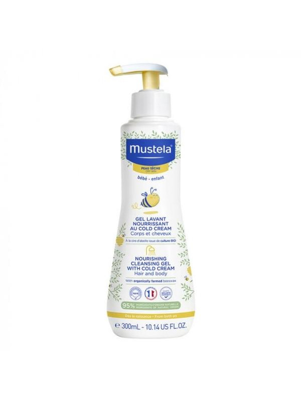 Mustela Bebe Enfant odżywycz Żel do mycia do skóry suchej dla dzieci 300 ml