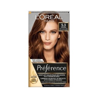 L'oreal Preference Farba do włosów /5.3/ Jasny Złocisty Blond