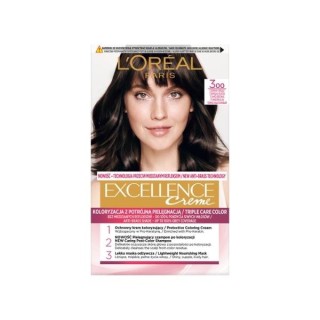 L'oreal Excellence Creme Farba do włosów /3oo/ Ciemny Brąz