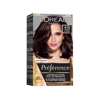 L'oreal Preference Farba do włosów /4.15/ Intensywny Głęboki Brąz