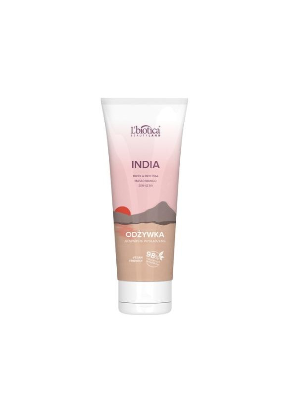 L'biotica Beauty Land India Odżywka do włosów Jedwabiste wygładzenie 200 ml