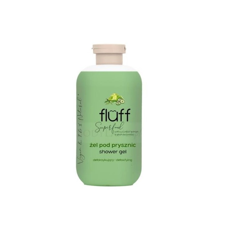 Fluff Superfood Żel pod prysznic o zapachu zielonej herbaty i ogórka 500 ml