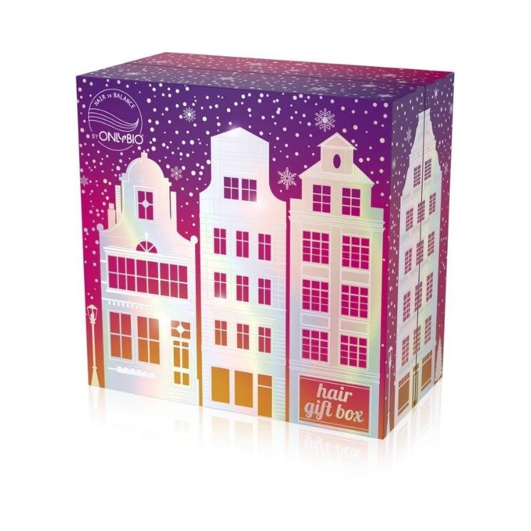 ONLYBIO Hair in Balance Hair Gift Box Kalendarz Adwentowy 7 elementów