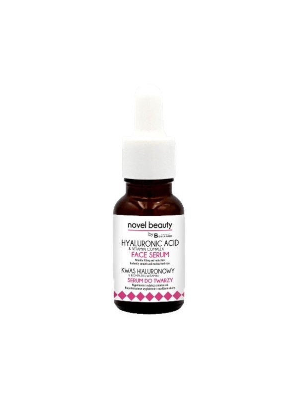 Novel Beauty Serum do twarzy Kwas Hialuronowy i Kompleks Witamin 15 ml