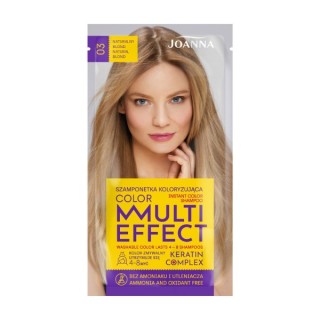 Joanna Multi Effect Color Szamponetka do włosów koloryzująca /03/ Naturalny blond