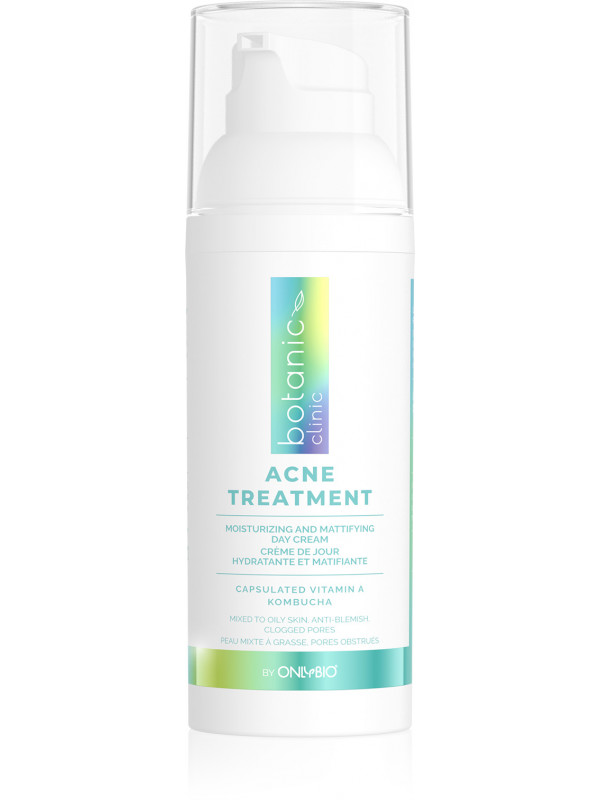 ONLYBIO Botanic Clinic Acne Treatment nawilżający i matujący Krem na dzień dla cery z niedoskonałościami 50 ml